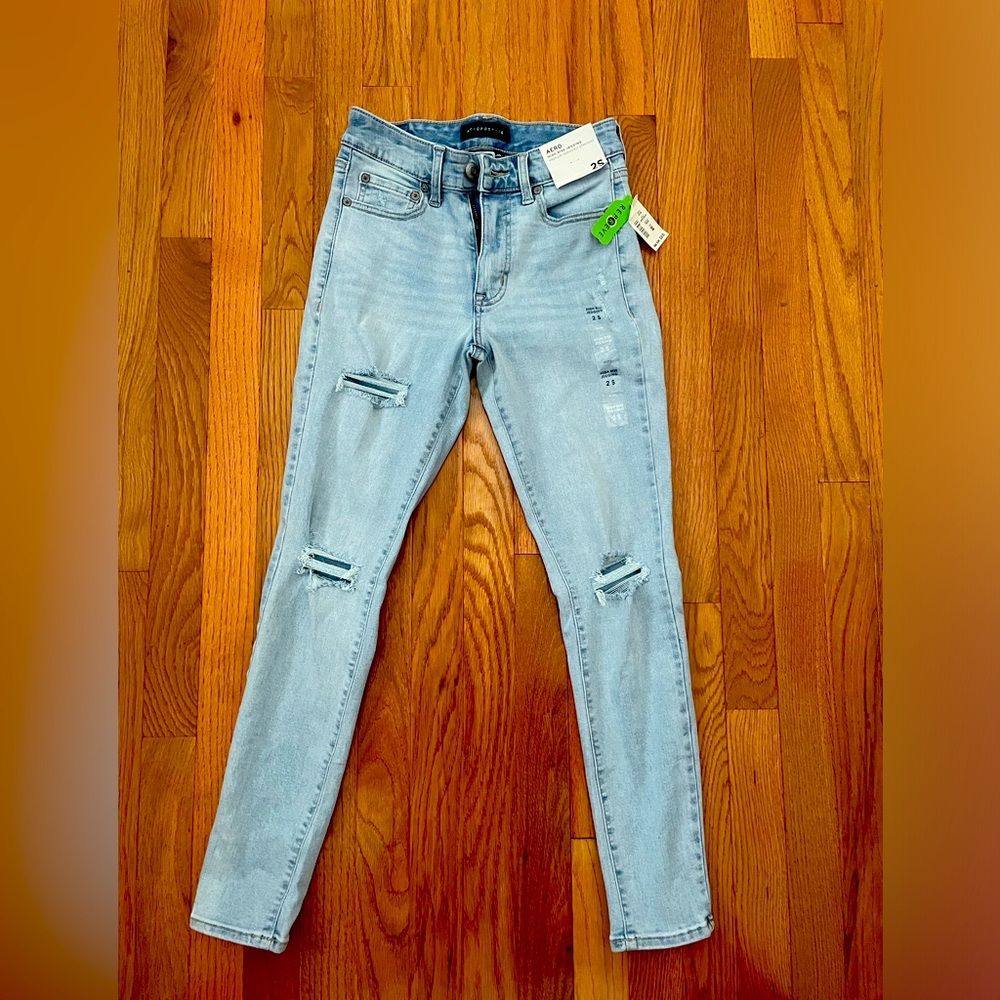 Juniors Aeropostale High Rise Denim Jegging